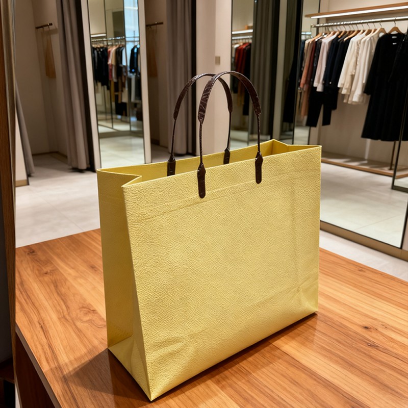 Solid Color Matte Lightweight Shopping Tote Bag